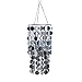 FlavorThings Silver Bling Hanging Chandelier,Spangle Chandelier,W8.5 H18,Great idea for Wedding Chandeliers Centerpieces Decorations and Any Event Party Home Decor