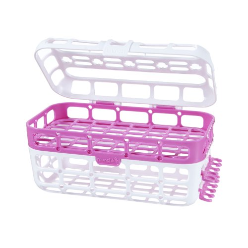 Munchkin High Capacity Dishwasher Basket, Colors May Vary