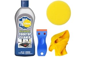 Bar Keepers Friend BUNDLE PACK – Cooktop Cleaner 368g + Multi-Purpose Scrub + Scraper | All-Purpose Cleaning Kit