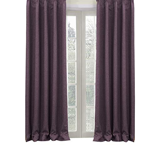 Artdix Room Darkening Curtains Panels Window Drapes Purple 100w