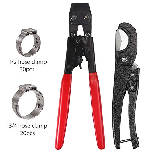 Proster PEX Cinch Tool Ear Hose Clamps Crimping Tool for 3/8" 1