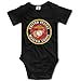 Lovely Baby Newborn Custom USMC (United States Marine Corps) Bodysuit Baby Playsuit Union Suit