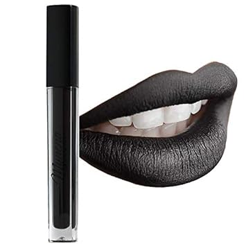 black matte lipstick