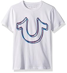 True Religion Boys' Big Branded Logo Tee