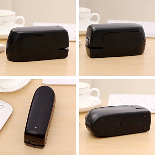 ZZ Lighting Creative Electric Stapler Double Power Supply Automatic Binding Machine 20 Sheet Capacity Battery Operated Stapler Desktop No-Jam Electric Stapler - Thumbnail 4