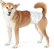 Envoltura para perros machos AmazonBasics, pañales desechables, paquete de 30