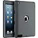 iPad 2/3 / 4 Case,BENTOBEN Heavy Duty Rugged Slim Shockproof Silicone High Impact Resistant Hybrid Three Layer Full Body Protective Case Cover for 9.7 iPad 2nd/ 3rd/4th Generation Retina(Gray/Black)