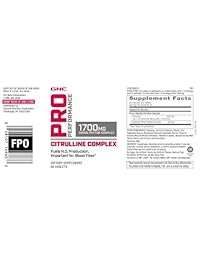 GNC Pro Performance Citrulina complejo