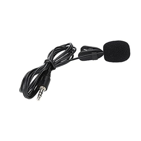 SQUAREDO 1 pc Revers Mikrofon Noise Cancelling Mikrofon mit Easy Clip On System Perfekt für die Aufnahme von YouTube/Intervie