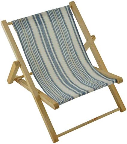PMP DECKCHAIR B/W STRIPE 20 * 30 * 1.2CM