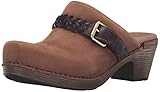 Dansko Women's Melanie Mule, Amber Milled Nubuck, 40 EU/9.5-10 M US