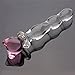 Crystal Glass Pleasure Wand Dildo Penis - AKStore - Bear/Cat, Pink