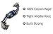 Mary & Kate Pets DOG TUG ROPE for Aggressive Chewers - MEDIUM SIZE - Cleans Gums and Flosses Teeth - Sturdy - Washable - Make K-9 Training Fun - Must Have for Teething Puppies PUPPY - ADULT - SENIOR