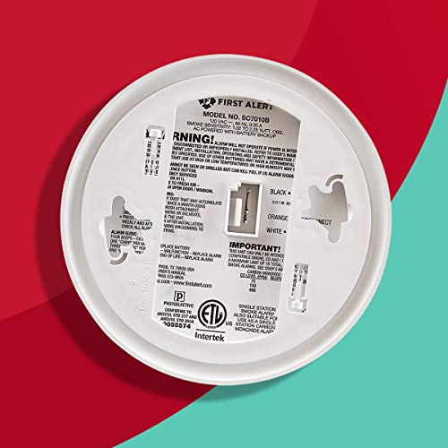 5 First+Alert+SC7010BV+Hardwired+Photoelectric
