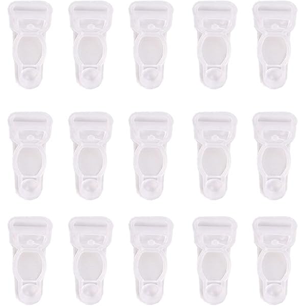Amazon.com: 50 PCS Plastic Garter Clips Grips Stocking Suspenders Clips  Corset Clips Garter Belt Clips Hooks Sewing Fasteners for Women Transparent