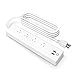 Fujimoto Dengyo HLT WiFi Smart Power Strip Surge Protector Compatible with Alexa Google Assistant, Smart Multi Plug Outlet with 4 Outlet and 2 USB Port