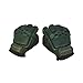 Maddog Tactical Half-Finger Paintball and Airsoft Gloves - Olive Green - Small/Medium
