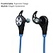Bluetooth Headphones, Wireless Earbuds Bluetooth Headset with mic Sports running Earphones for iPhone Sony Samsung motorola LG (Blue)