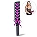 Utimi Fetish SM Leather Paddle with Purple Ribbon