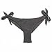 EONAR Womens Cheeky Bottom Tieside Brazilian Bikini Briefs Sweetheart Hipster