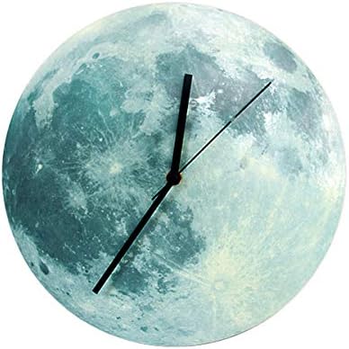 LinLang Luminous Clock, Waterproof Ultra Silent Night Glowing Wall Clock 30 * 30cm 1XAA Battery (Not Include) DN039