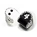 Unique Runic White D2 and Black D4 Dice Set