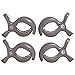 Dreambaby Strollerbuddy | Stroller Blanket Clips | Grey | 4 Pack