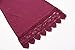 MiYang Women's Purple Long Sleeve A-line Lace Stitching Trim Casual Dress L