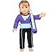 Dress Along Dolly Gymnastics Outfit (Yoga) for American Girl Dolls: Includes Yoga Mat, Carrying Case, Leggings and Shirt