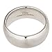 10mm White Tungsten Carbide Polished Classic Wedding Ring