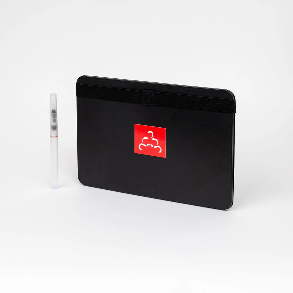 Buddha Board Enso – Portable Water Painting Board with Brush – Reusable Zen Drawing Canvas for Mindfulness, Meditation, and Creative Relaxation – Travel Art Set