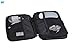 Grand Fusion Stow-N-Go Electronics Travel Organizer, Padded and Portable Cable Organizer, Equipped with Zippered Compartments, 11.5 x 6 x 2 in