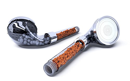 vivian Filtration Shower Head for Dry Skin & Hair High Pressure Water Saving Ionic Handheld Showerhead