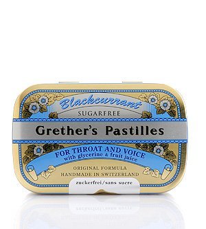 Grether s sugarless black currant pastilles 3.75oz past…