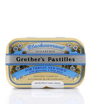 Grether's Sugarless Black Currant Pastilles 3.75oz pastilles