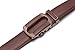 Marino Men’s Genuine Leather Ratchet Dress Belt With Automatic Buckle, Enclosed in an Elegant Gift Box - Umber Nut - Adjustable from 28