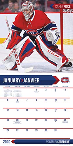 Montreal Canadiens 2020 Wall Calendar (English and French Edition)