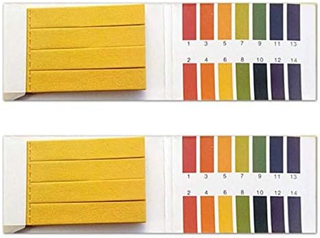 OSAYES PH-Value Indicator Test Strips Acid and Alkali Test Paper for Tester Water Cosmetics Acid Alkaline Test Kit 2 Pack