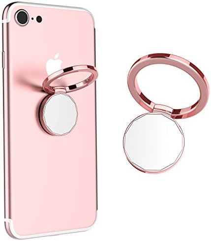 Finger Ring Stand, OSSKY 360° Rotation Cell Phone Ring Stand Holder Grip kickstand Universal Stand for Smartphone, Tablet, Fit Magnetic Car Mount