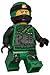ClicTime Lego Ninjago Lloyd Minifigure (2018) Alarm Clock, 9.5