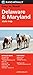 Rand McNally Easy To Read: Delaware, Maryland State Map