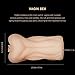 L'aise vie 3D Realistic Doll Vagina Masturbator Doll Male Sex Toys with Soft Stretchy Silicone TPR Safe-Skin Material Cherry Pocket Pussy Stroker for Men（Cherry）