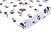 Margaux & May Muslin Cotton Crib Sheets, Purple Floral for Girls, Fitted, Breathable, Toddler Bedding, 52 x 28 Standard Size Crib Sheets Girl, Crib Sheet for Cozy Sleep