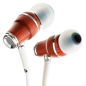 Symphonized NRG X Houten Oordopjes met Draag en Microfoon, Stereo In-Ear Koptelefoon voor Samsung en Huawei…