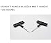 Tire Repair Kit,Tire Plug Seal Kit, T- Handle, 3 Pcs Orange，5 Pcs Black Strings (Repair Kit)