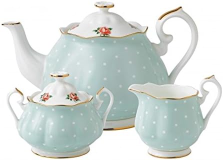 Royal Albert Polka Rose 3-piece Tea Set