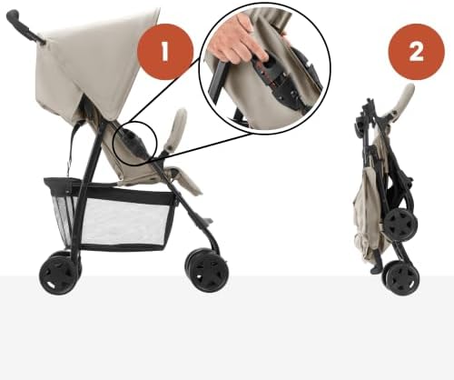 Passeggino da Viaggio Ultraleggero 5,9 kg, Sport Beige