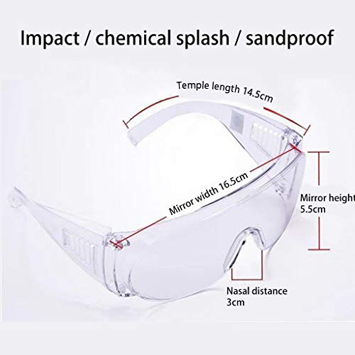 Flyalone-Safety-Glasses-Personal-Protective-Equipment-PPE-Eyewear-Protection-Clear-ANSI-Z87-Standards-High-Impact-Vented-Sides-for-Construction-Laboratory-Chemistry-Class-Eyewear-Glasses