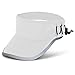 Gone For a Run Ultralight Visor with RunTechnology | Moisture Wicking and Reflective Sports Visor | White
