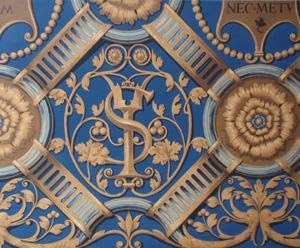 Amazon Com Painting Of A Coved Ceiling By Giulio Romano In The